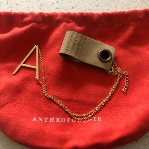 Block Letter Monogram Necklace - “A”